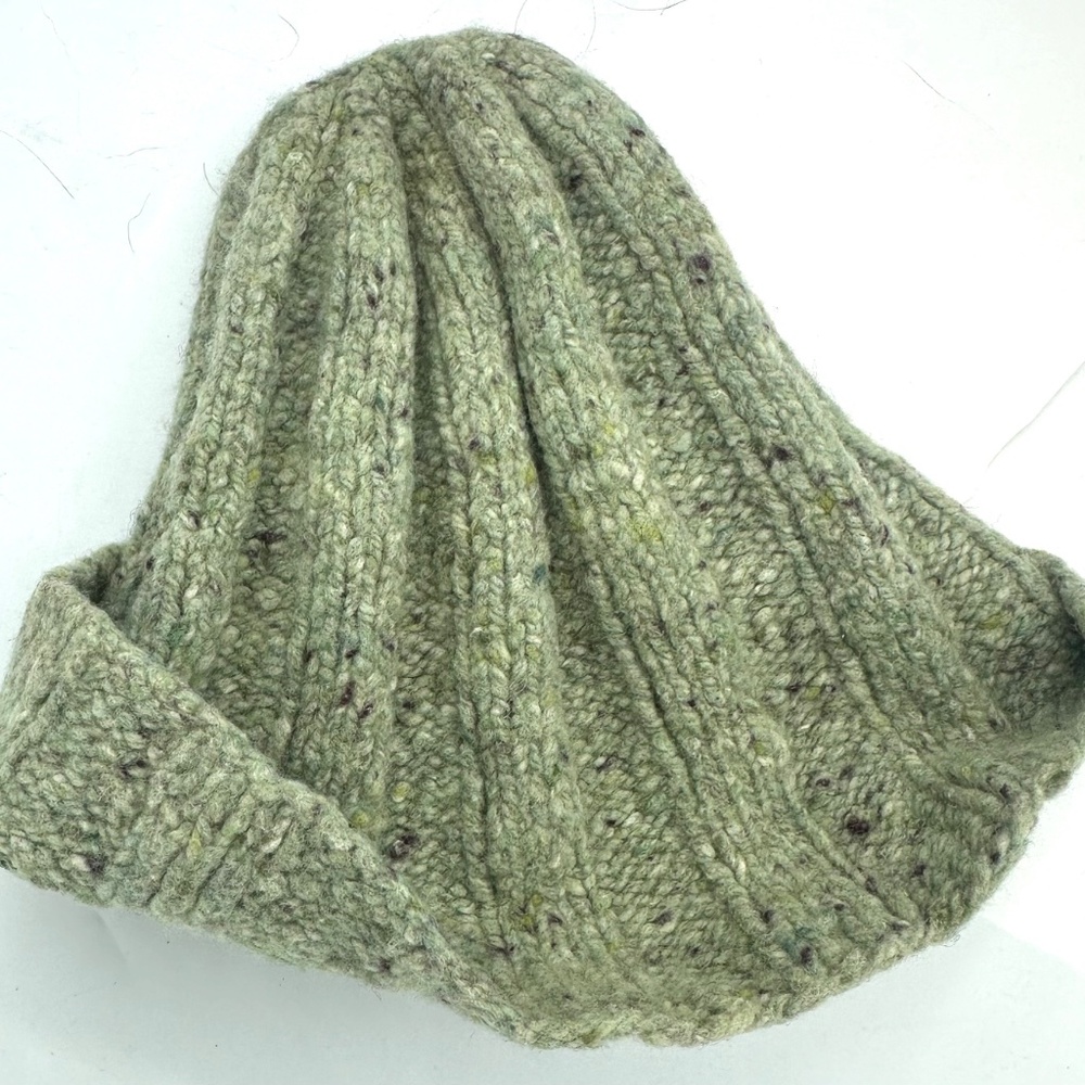 Green Wool Beanie - Picture 2 of 2